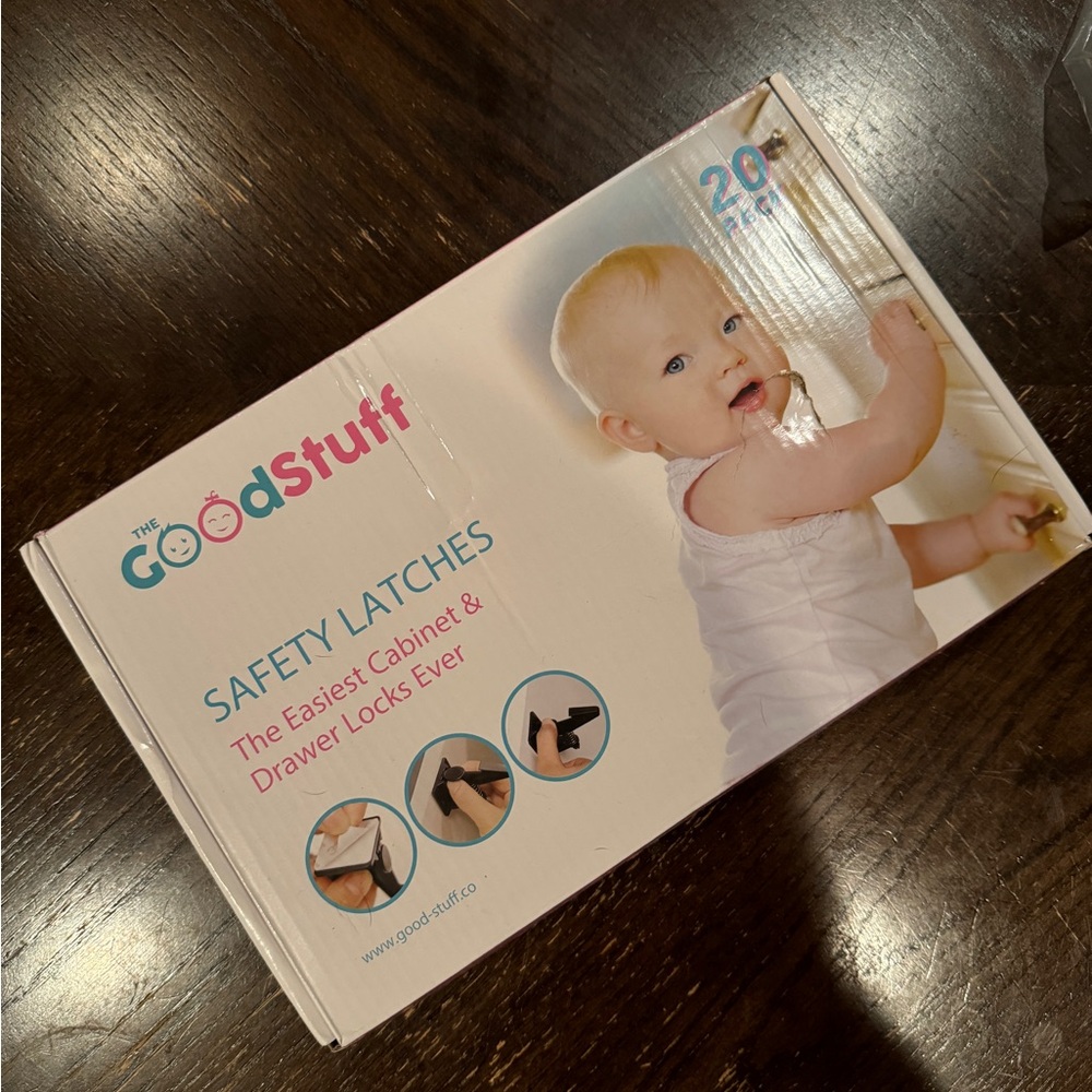 Good Stuff Cabinet and Drawer Safety Latches for Baby